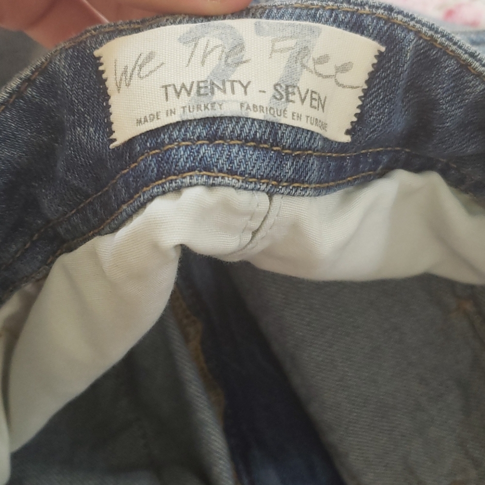 We The Free jean skirt with pockets - Picture 6 of 8